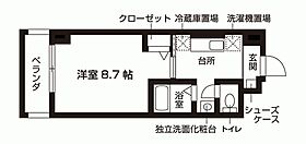 Nasic Mate 梨園 207 ｜ 滋賀県草津市笠山３丁目1-2（賃貸マンション1K・2階・28.05㎡） その2