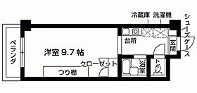 グランディール若草 208 ｜ 滋賀県草津市岡本町1093（賃貸マンション1K・2階・25.50㎡） その2