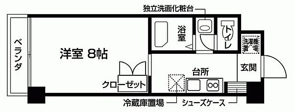 バウスクロス仙台宮町 722｜宮城県仙台市青葉区宮町２丁目(賃貸マンション1K・7階・24.08㎡)の写真 その2