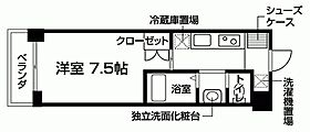 バウスクロス仙台上杉 702 ｜ 宮城県仙台市青葉区上杉１丁目13-27（賃貸マンション1K・7階・23.92㎡） その2