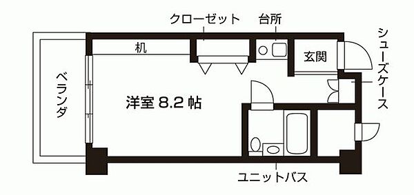 CRESCENT COURT KAWASAKI ｜神奈川県川崎市麻生区高石３丁目(賃貸マンション1R・2階・24.27㎡)の写真 その2