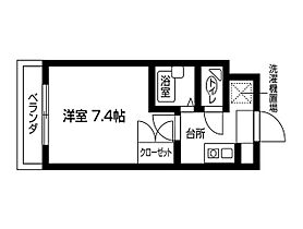 カレッジスクエア日野 201 ｜ 東京都日野市日野本町２丁目3-1（賃貸マンション1K・2階・19.91㎡） その2