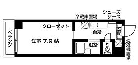 バウスクロス千葉 709 ｜ 千葉県千葉市中央区新田町9-15（賃貸マンション1R・7階・22.18㎡） その2