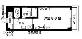 カレッジライフ習志野 105 ｜ 千葉県習志野市大久保４丁目1-21（賃貸マンション1R・1階・22.51㎡） その2