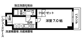 カラーブリア 305 ｜ 千葉県習志野市津田沼４丁目10-15（賃貸マンション1K・3階・21.68㎡） その2