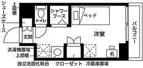 バウスクロス西船橋 1204 ｜ 千葉県船橋市葛飾町２丁目345-1（賃貸マンション1R・12階・16.37㎡） その2