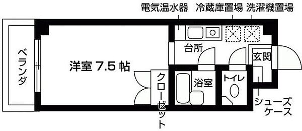 プリマヴェーラ妙法寺 208｜兵庫県神戸市須磨区妙法寺字筆前(賃貸マンション1K・2階・21.47㎡)の写真 その2