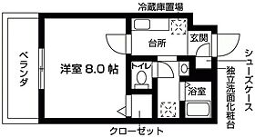 ポルトアーレミオKOBE  ｜ 兵庫県神戸市中央区港島１丁目1-7（賃貸マンション1K・2階・25.19㎡） その2