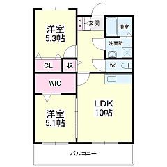 物件の間取り