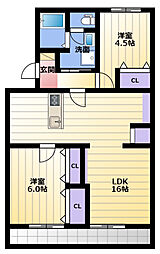マンション桃の里 2階