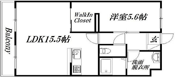 ティーリーブス 103｜静岡県浜松市中央区高丘西１丁目(賃貸マンション1LDK・2階・56.50㎡)の写真 その2