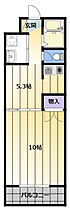 ガーデンプレイスヴィラA 602 ｜ 静岡県浜松市中央区大平台１丁目（賃貸マンション1DK・2階・35.02㎡） その2