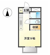 ラ・メゾン 202 ｜ 静岡県浜松市中央区広沢１丁目（賃貸アパート1R・2階・23.18㎡） その2