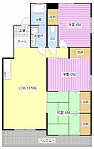 エスポワール佐鳴台 3A ｜ 静岡県浜松市中央区佐鳴台４丁目（賃貸マンション3LDK・3階・70.38㎡） その2