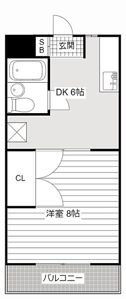 ジュネスタウン 201｜静岡県浜松市中央区西浅田１丁目(賃貸マンション1DK・2階・25.92㎡)の写真 その2