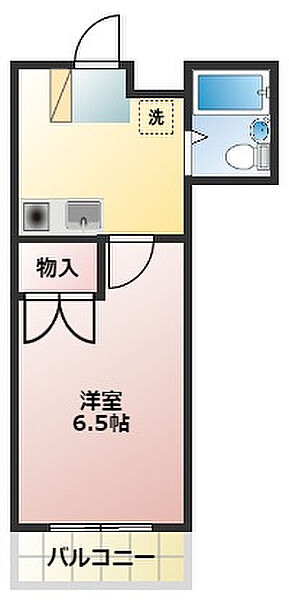 城北セブンティーン 303｜静岡県浜松市中央区城北２丁目(賃貸マンション1K・3階・15.93㎡)の写真 その2