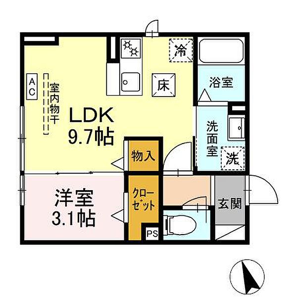 仮）D-room元目町 101｜静岡県浜松市中央区元目町(賃貸アパート1LDK・1階・32.80㎡)の写真 その1