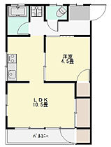 富士マンションS棟 1 ｜ 静岡県浜松市中央区鴨江町（賃貸マンション1LDK・2階・35.60㎡） その2