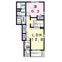 カーサプラシード 105 ｜ 静岡県湖西市ときわ１丁目（賃貸アパート1LDK・1階・46.49㎡） その2