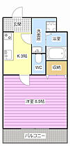 MAISOＮ SOLEIL II 301 ｜ 静岡県浜松市中央区高丘東２丁目（賃貸マンション1K・3階・26.64㎡） その2