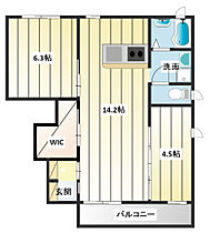 MELROSE・COURT II 102 ｜ 静岡県浜松市中央区村櫛町（賃貸アパート2LDK・1階・64.64㎡） その2