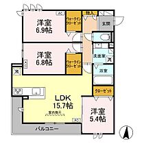 メゾン　ド　アン 203 ｜ 静岡県浜松市中央区上西町（賃貸アパート3LDK・2階・79.92㎡） その2