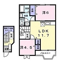 クレスト－ルミウ 202 ｜ 静岡県浜松市中央区大山町（賃貸アパート2LDK・2階・58.12㎡） その2