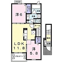 グラシアス 202 ｜ 静岡県浜松市中央区天王町（賃貸アパート2LDK・2階・56.68㎡） その2