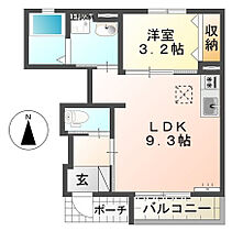 エスト・シルヴィオ 105 ｜ 静岡県浜松市中央区新津町（賃貸アパート1LDK・1階・33.02㎡） その2