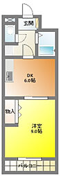 間取図画像 1DK