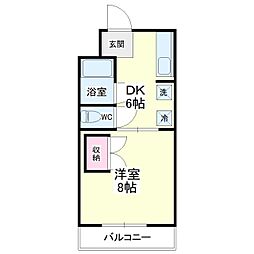 間取図画像 1DK