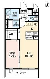 Legrand III (ルグラン3) 1LDKの間取図画像