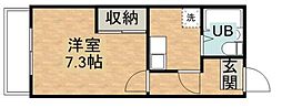 リアライズ山下町 1Kの間取図画像