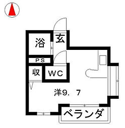 レリブ植松 2階/203