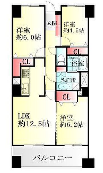 間取りを拡大表示