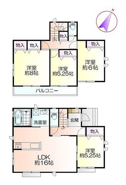 間取りを拡大表示