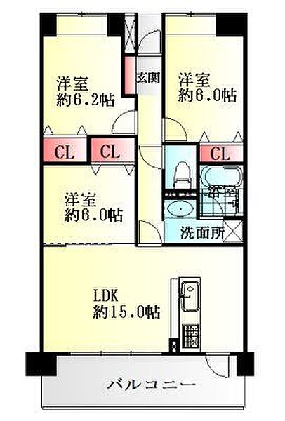 間取りを拡大表示