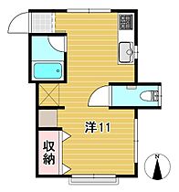 シャトルハイツ 101 ｜ 茨城県日立市東成沢町２丁目（賃貸アパート1R・1階・24.01㎡） その2