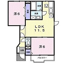 ベルウッド　381　B 103 ｜ 茨城県日立市滑川町２丁目（賃貸アパート2LDK・1階・51.79㎡） その2