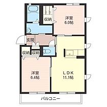 クラヴィエD 101 ｜ 茨城県日立市中成沢町２丁目（賃貸アパート2LDK・1階・54.15㎡） その2