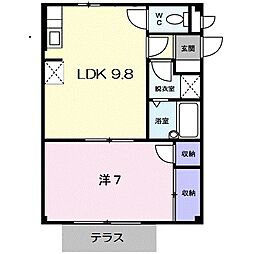 間取図画像 1LDK