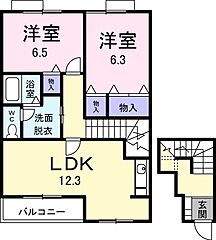 物件の間取り