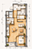 間取り：家具配置イメージ間取り図