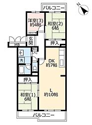 間取図画像 3LDK