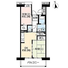 物件の間取り