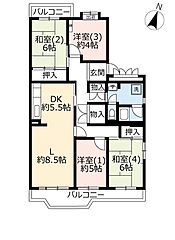 物件の間取り