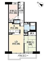 URプラザシティ新所沢けやき通り 0017-0702 ｜ 埼玉県所沢市緑町1丁目（賃貸マンション2LDK・7階・58.84㎡） その2