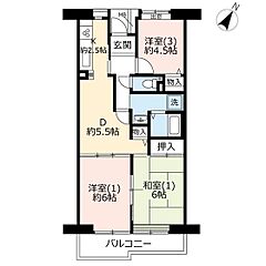 物件の間取り