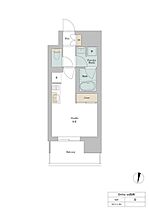 福岡県福岡市早良区西新４丁目（賃貸マンション1R・14階・26.28㎡） その2