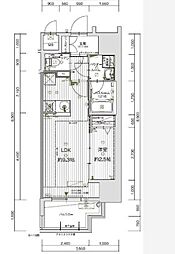 グランフォーレ久留米駅プレミア 10階1LDKの間取り